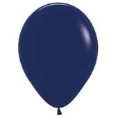 Balony lateksowe pastelowe granatowe navy blue, 12 cm 3 szt.