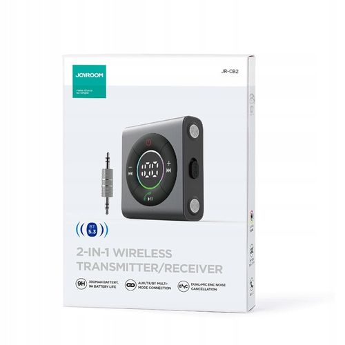 TRANSMITER BLUETOOTH 5.3 JOYROOM AUX DO SAMOCHODU TELEWIZORA USB C JR-CB2 na Arena.pl