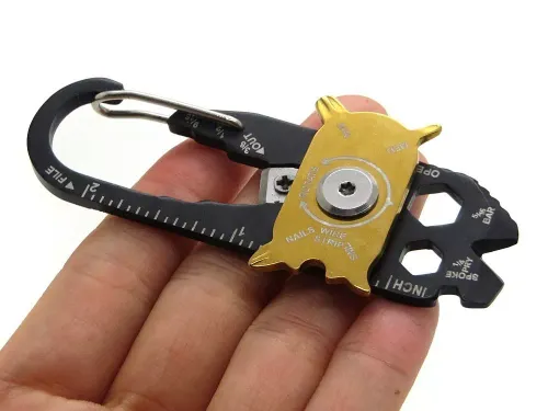 Brelok karabińczyk nóż multi-tool przeżycia 20w1 na Arena.pl