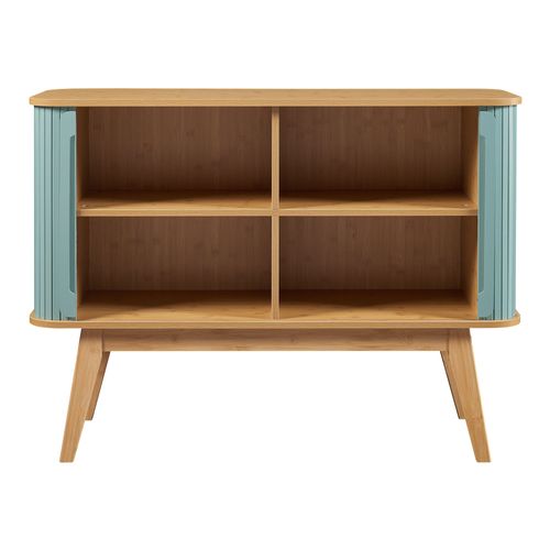 Komoda bambusowa niebieska do salonu sypialni na Arena.pl