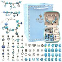 ZESTAW KORALIKÓW DO ROBIENIA BRANSOLETEK BIŻUTERII CHARMS KORALIKI PREZENT