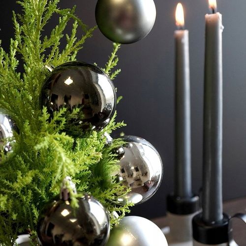 31x Bombki CHOINKOWE świąteczne nietłukące SREBRNE zestaw bombek na choinkę na Arena.pl