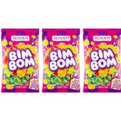 Zestaw 3x Cukierki Bim Bom Roshen landrynki z nadzieniem owocowym 1 kg