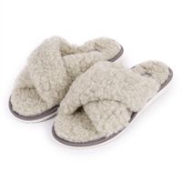 Kapcie Pantofle Damskie Miękkie WEŁNA NATURALNA Eleganckie Klapki 39