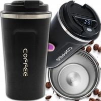 KUBEK TERMICZNY TERMOS 510 ML WYŚWIETLACZ EKRAN LCD NA KAWĘ HERBATĘ SMART