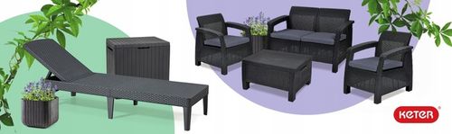 Leżak tworzywo sztuczne cappucino Keter na Arena.pl