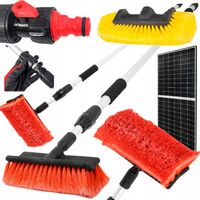 SZCZOTKA TELESKOPOWA MYCIA AUTA BUSA TIR +ZAPASOWA SZCZOTKA 4 płaszczyznowa