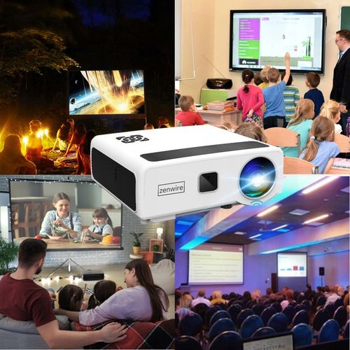 Projektor Rzutnik LED WiFi Android TV FULL HD 4K 24000lm 800 ansi Autofocus na Arena.pl