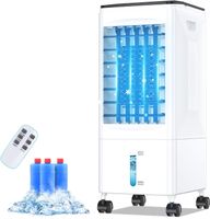 Klimatyzator przenośny z funkcją chłodzenia wodą 60W 6L POWYSTAWOWY