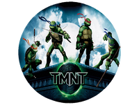 Opłatek na tort Żółwie Ninja
