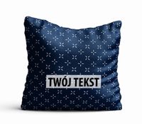 Poduszka Dekoracyjna GEOMETRYCZNA  z Twoim napisem G18