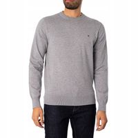 Tommy Hilfiger sweter 1985 CREW NECK SWE szary okrągły rozmiar XXL