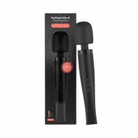 mymagicwand wand vibrator large czarny - 42 tryby, wodoodporny