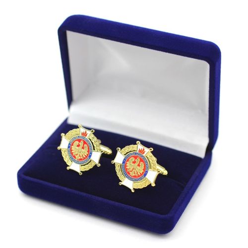 OSP STRAŻ POŻARNA spinki do mankietów z etui na Arena.pl