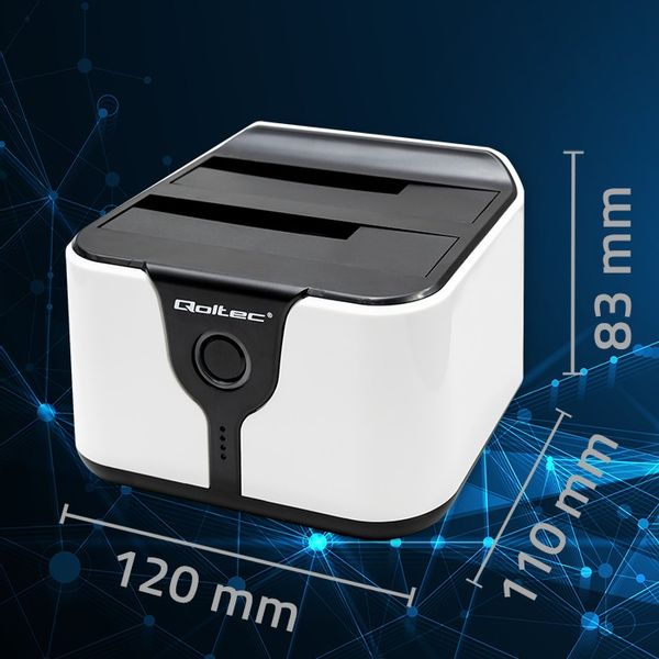 Stacja dokująca do dysków HDD SSD 2.5" 3.5" SATA III USB 3.0  5Gb/s zdjęcie 9