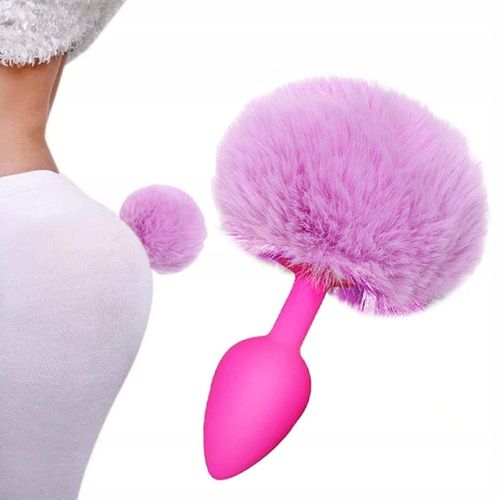 Korek analny silikonowy z kitką. na Arena.pl