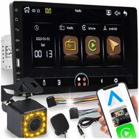 RADIO SAMOCHODOWE 1 DIN 9 CALI BT EKRAN DOTYKOWY MIRROR LINK CARPLAY USB