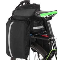 Torba Rowerowa Na Bagażnik Sakwa Turystyczna 30L Czarna