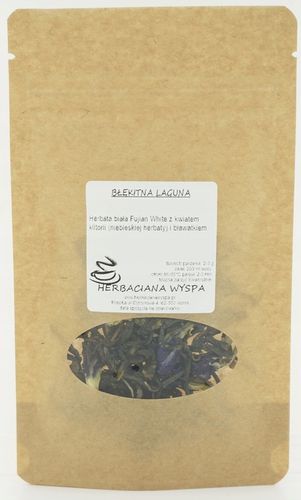 BŁĘKITNA LAGUNA 100 g herbata biała i niebieska z bławatkiem na Arena.pl