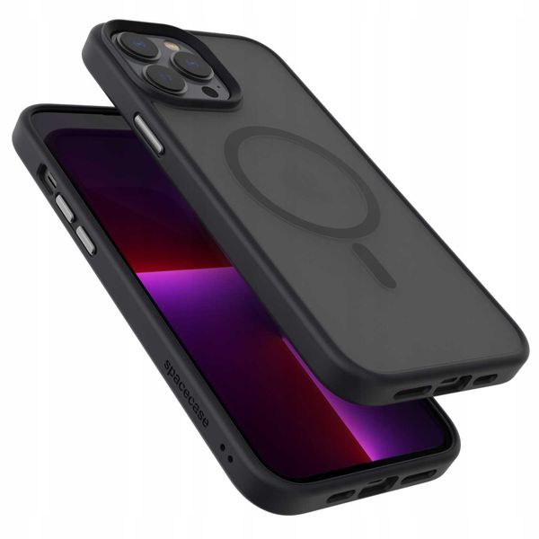 Spacecase Hybrid Mag Iphone 13 Pro Max Black zdjęcie 2