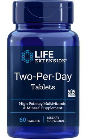 Life Extension Two-Per-Day preparat multiwitaminowy 60 tabletek na Arena.pl