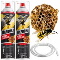 SILNY SPRAY PREPARAT OPRYSK ŚRODEK NA OSY SZERSZENIE GNIAZDA BAZOOKA