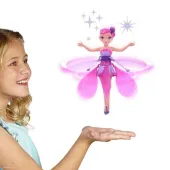 LATAJĄCA MAGICZNA WRÓŻKA LED LALKA DRON STERY RĘKĄ