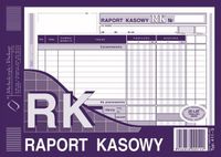DRUK RAPORT KASOWY TYP 411-3 A5