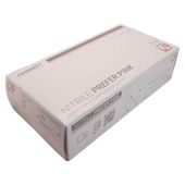 rękawice nitrylowe różowe 9 l medasept 100szt