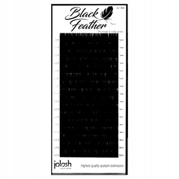 Jolash Rzęsy Black Feather C, 0,10, 12mm zdjęcie 1