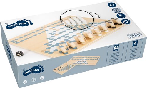 Zestaw gier BARYKADA i HALMA drewno elegancki na Arena.pl