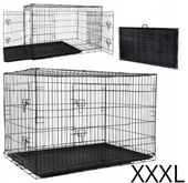 METALOWA KLATKA DLA PSA KOTA WIELOFUNKCYJNA KENELOWA KOJEC TRANSPORTER XXXL