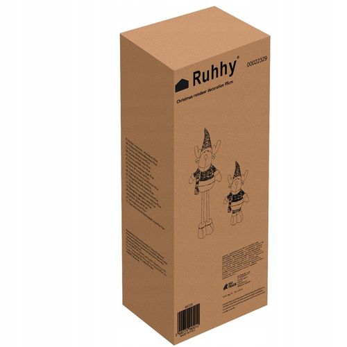 RENIFER RENIFEREK ŚWIĄTECZNY TELESKOPOWY DUŻY WYSOKI 95CM REGULOWANY OZDOBA na Arena.pl