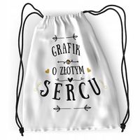 Plecak Sportowy Szkolny Dla Grafika Worek Torba Z Nadrukiem Ze Zdjęciem