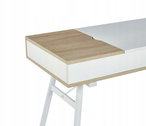 biurko b16-fx dąb sonoma/białe na Arena.pl