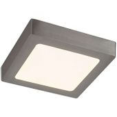 Plafon LAMPA sufitowa LOIS 2667 Rabalux metalowa OPRAWA kwadratowa LED 12W 3000K satynowy chrom