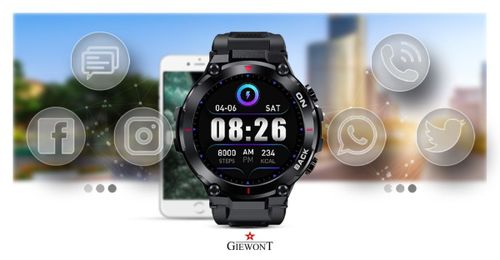 Smartwatch Giewont GW460-1 Czarny na Arena.pl