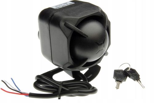 Tuba do alarmu syrenka własne zasilanie 6-tonów 12V 20W akumulator na Arena.pl