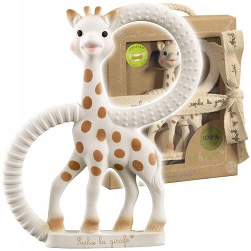 VULLI SOPHIE LA GIRAFE SO PURE gryzak naturalny dla niemowląt, kauczuk V185 na Arena.pl