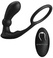 Masażer prostaty z zaczepem na członka