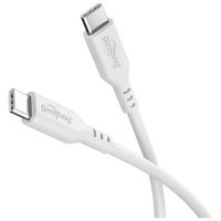 Kabel silikonowy USB-C 2.0 1.5m biały 3A 60W Power Delivery Goobay HQ