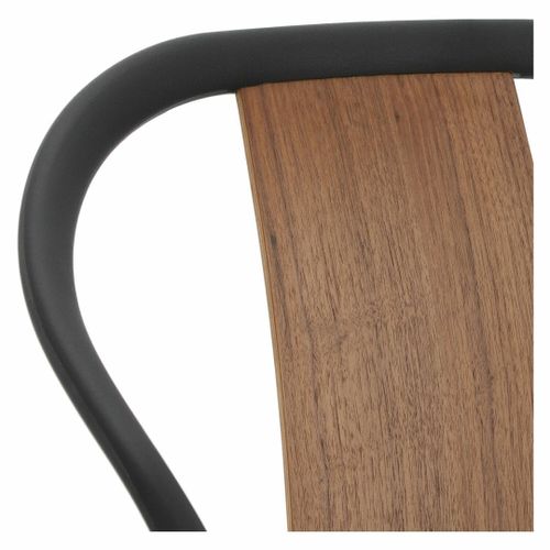 Krzesło Bella czarne/orzech na Arena.pl