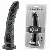 Czarny Długi Członek Żylasty - Get Real 8 Inch Dong 22Cm!