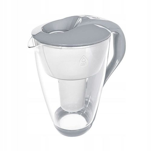 Dzbanek filtrujący szklany Dafi Crystal LED SZARY + 1 filtr Classic na Arena.pl