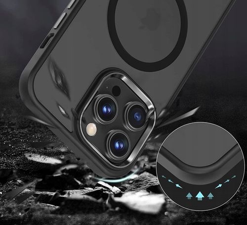 Etui Do iPhone 12/12 Pro +Szkło 9H WZMACNIANE 360° Matt Case Do Magsafe na Arena.pl