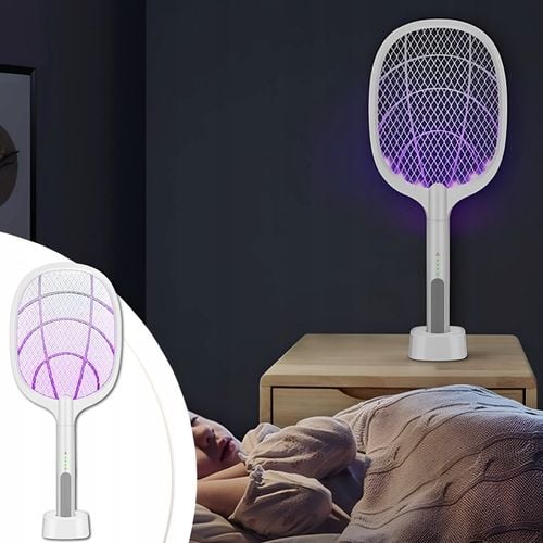 ELEKTRYCZNA PALETKA DO ŁAPANIA MUCH ŁAPKA PACKA NA MUCHY KOMARY ĆMY na Arena.pl