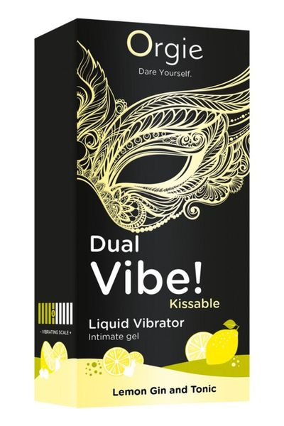 Dual Vibe! Kissable Liquid Vibrating Lemon Gin And Tonic zdjęcie 3