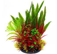 AQUA NATURA Roślina sztuczna dekoracja akwarium terrarium mix roślin 18c