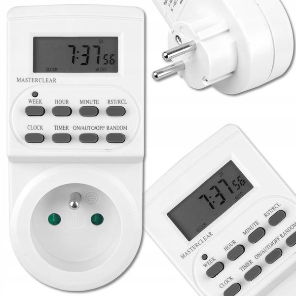 TIMER WŁĄCZNIK PROGRAMATOR CZASOWY LCD CYFROWY zdjęcie 1