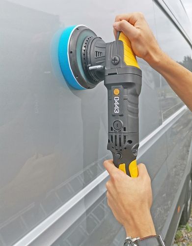 POLERKA SAMOCHODOWA OSCYLACYJNA DUAL ACTION SKOK 21MM 1500W +3 GĄBKI MP0443 na Arena.pl